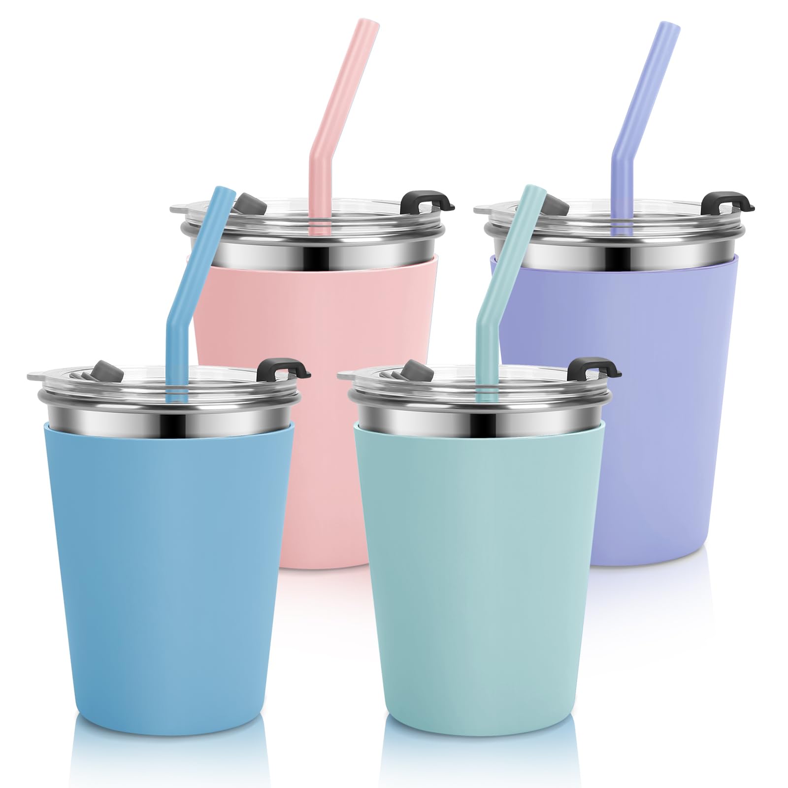Vermida Kids Cups with leak-proof lids ready for on-the-go spills protection.