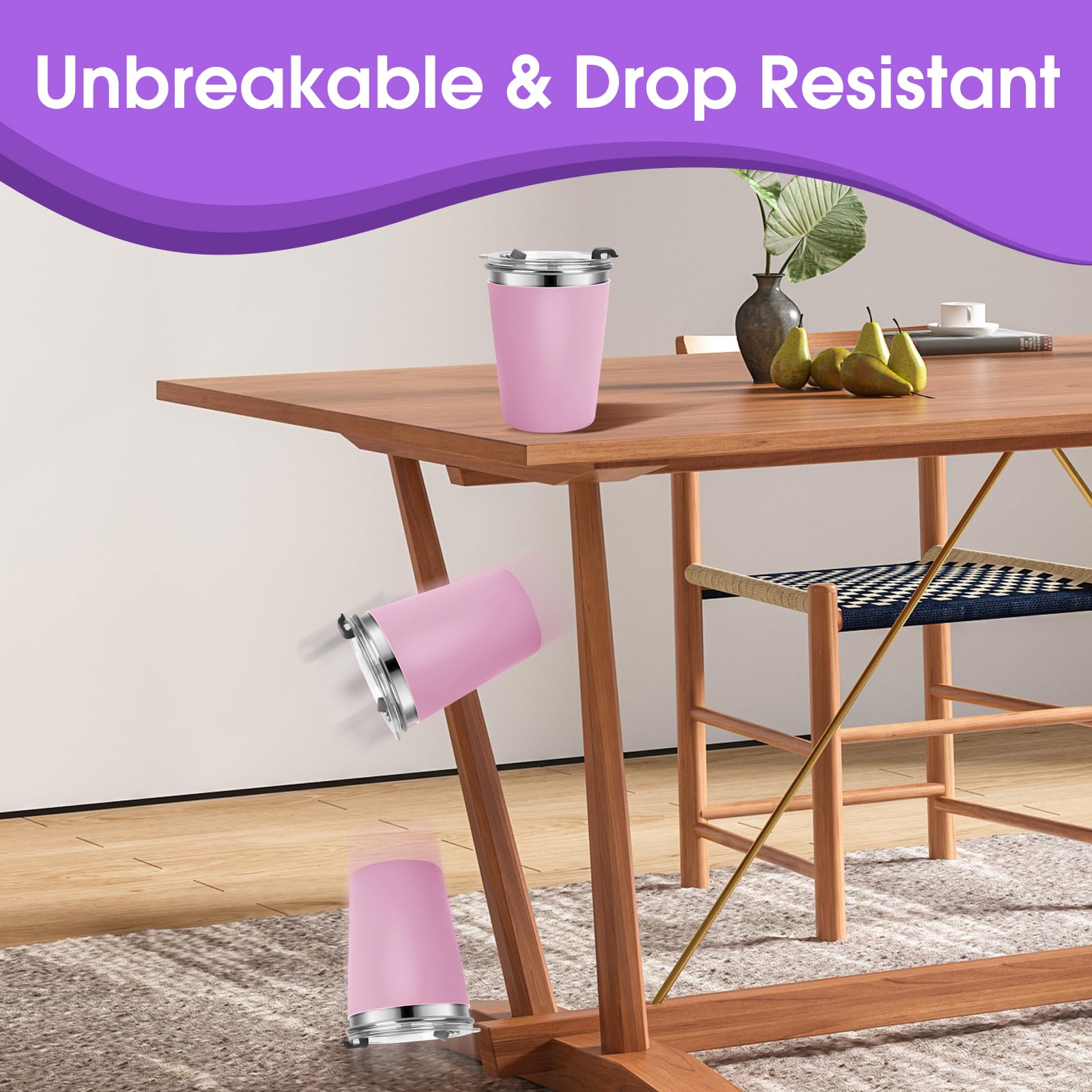 Vermida non-slip sleeves provide easy grip and quick identification for kids cups