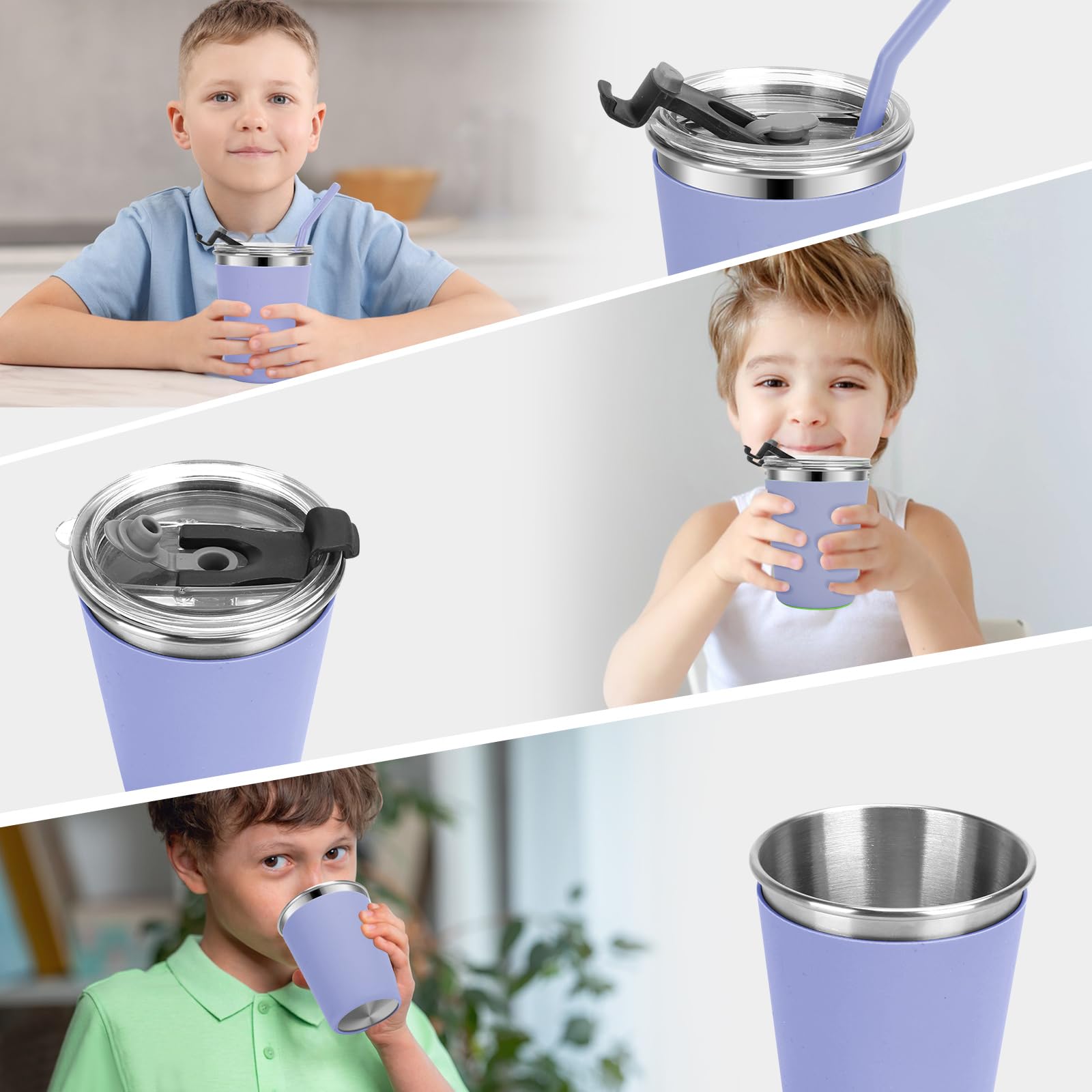 Vermida cups' stackable design saves space in cabinets and bags.