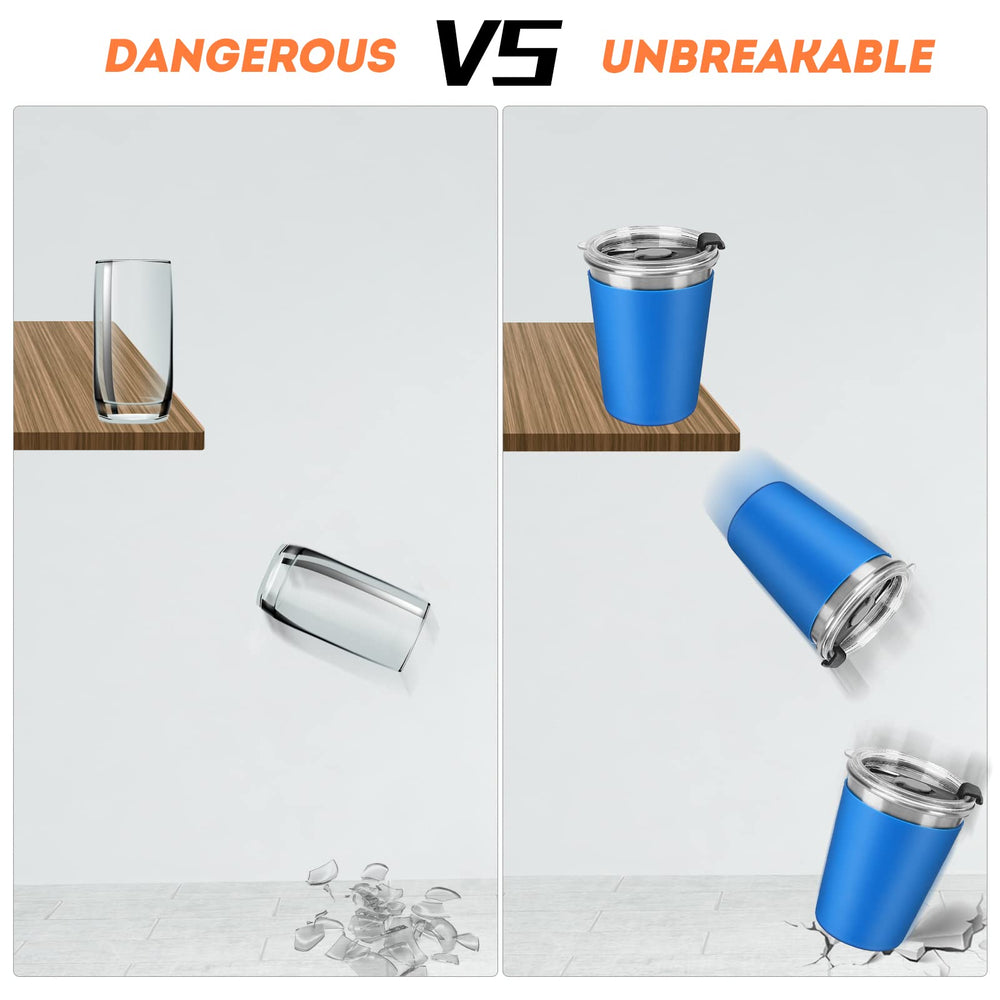 Vermida cups stackable design saves space in small cabinets and bags.