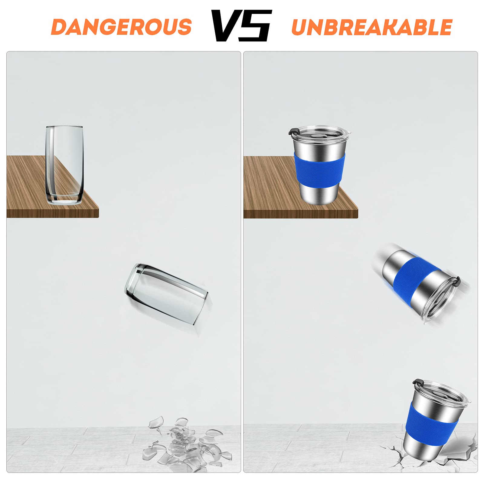 Vermida Kids Cups travel-ready for school and outings