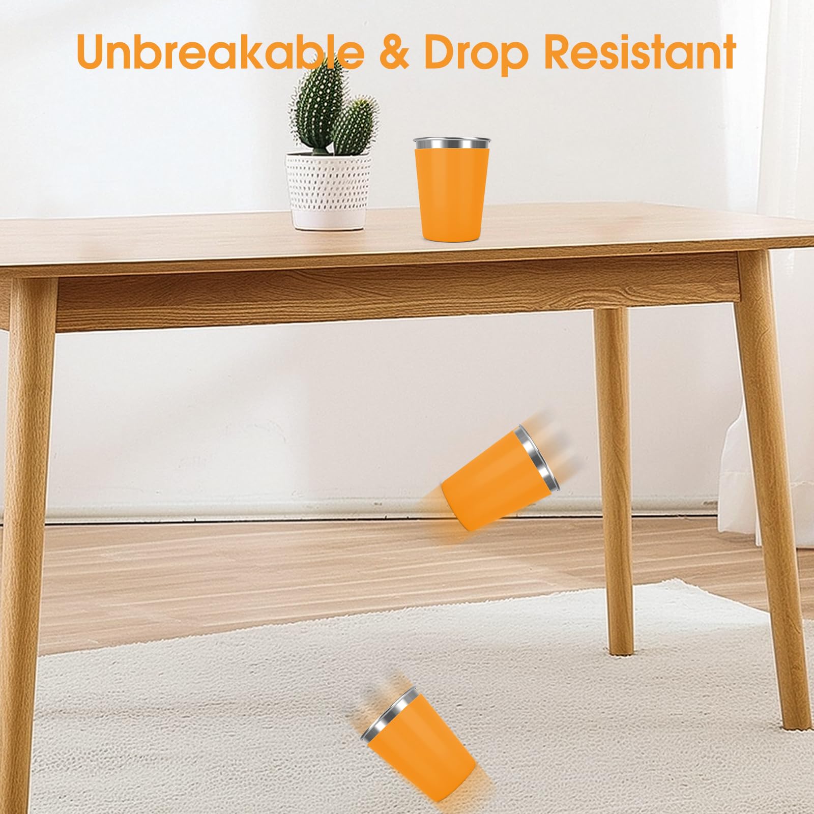 Vermida stackable kids cups save space at home and on trips