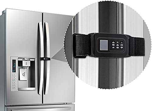 Veronica child safety fridge lock dial close-up for simple setup and family protection