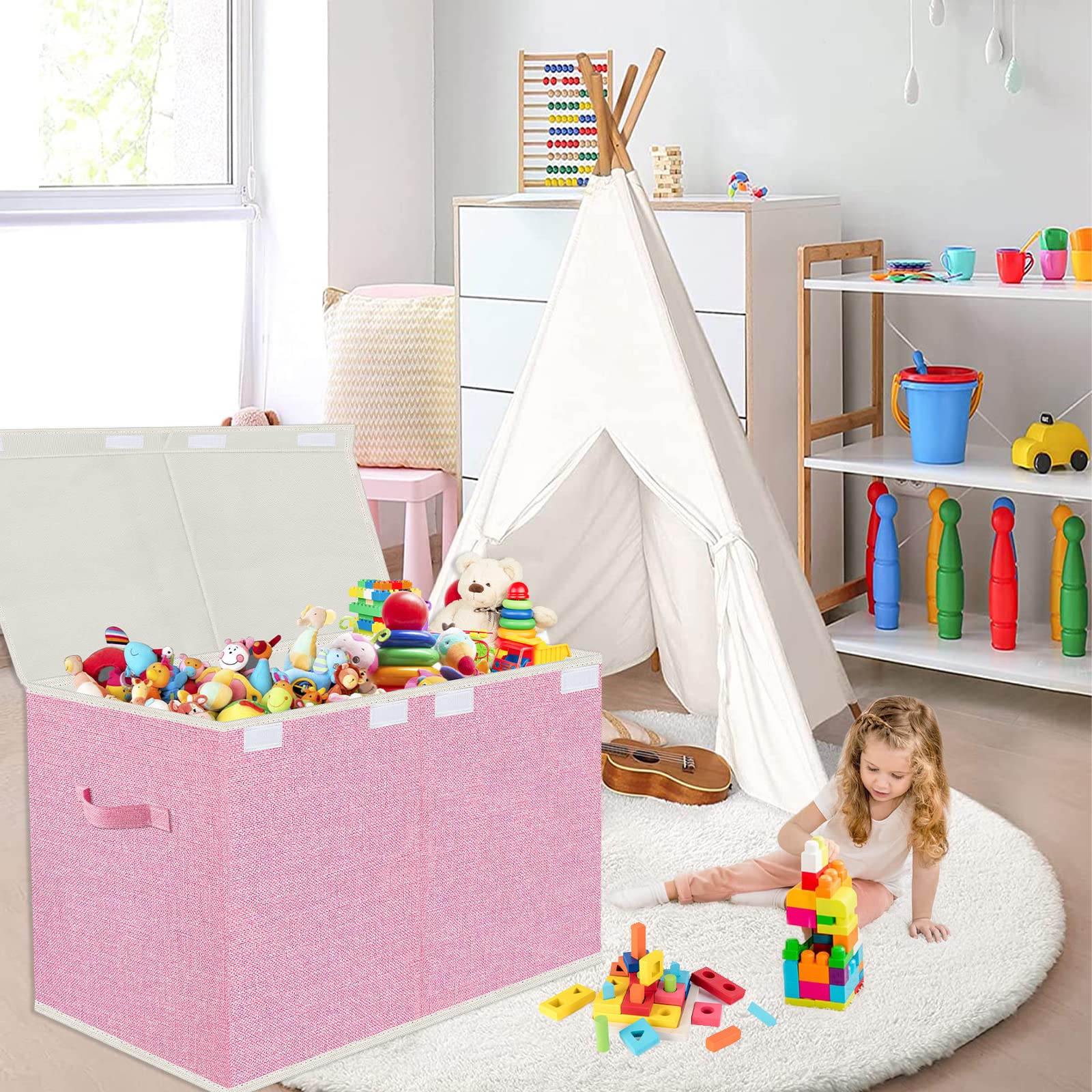 VERONLY post-playtime storage helps quick and easy cleanup routines.