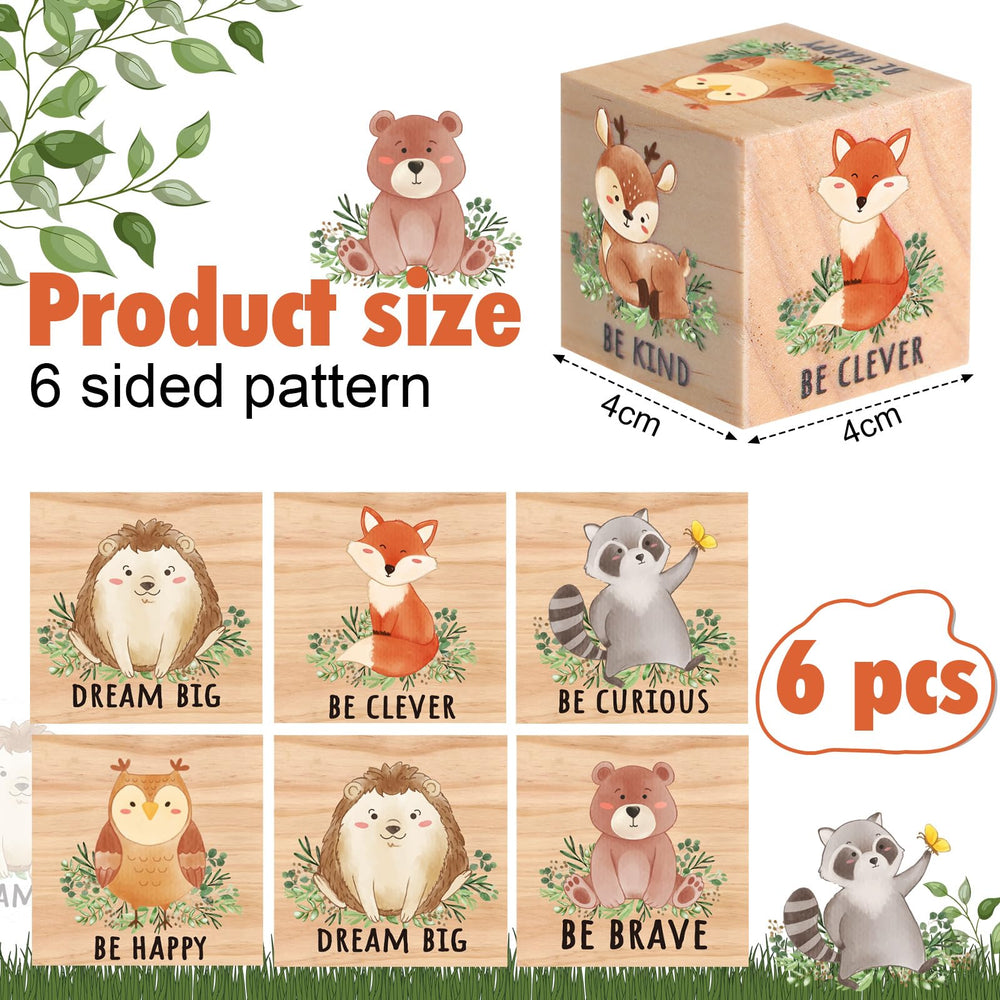 Vertintong woodland block raccoon for playful shelf accents