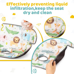 VerveBaby protector demonstrates secure fit with anti-skid backing.