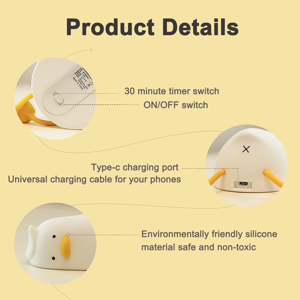 Veryrich duck night light as décor for camping and office spaces