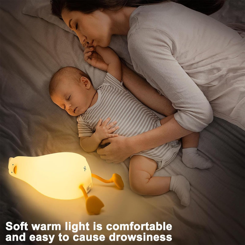 Veryrich portable duck night light suitable for travel and desk