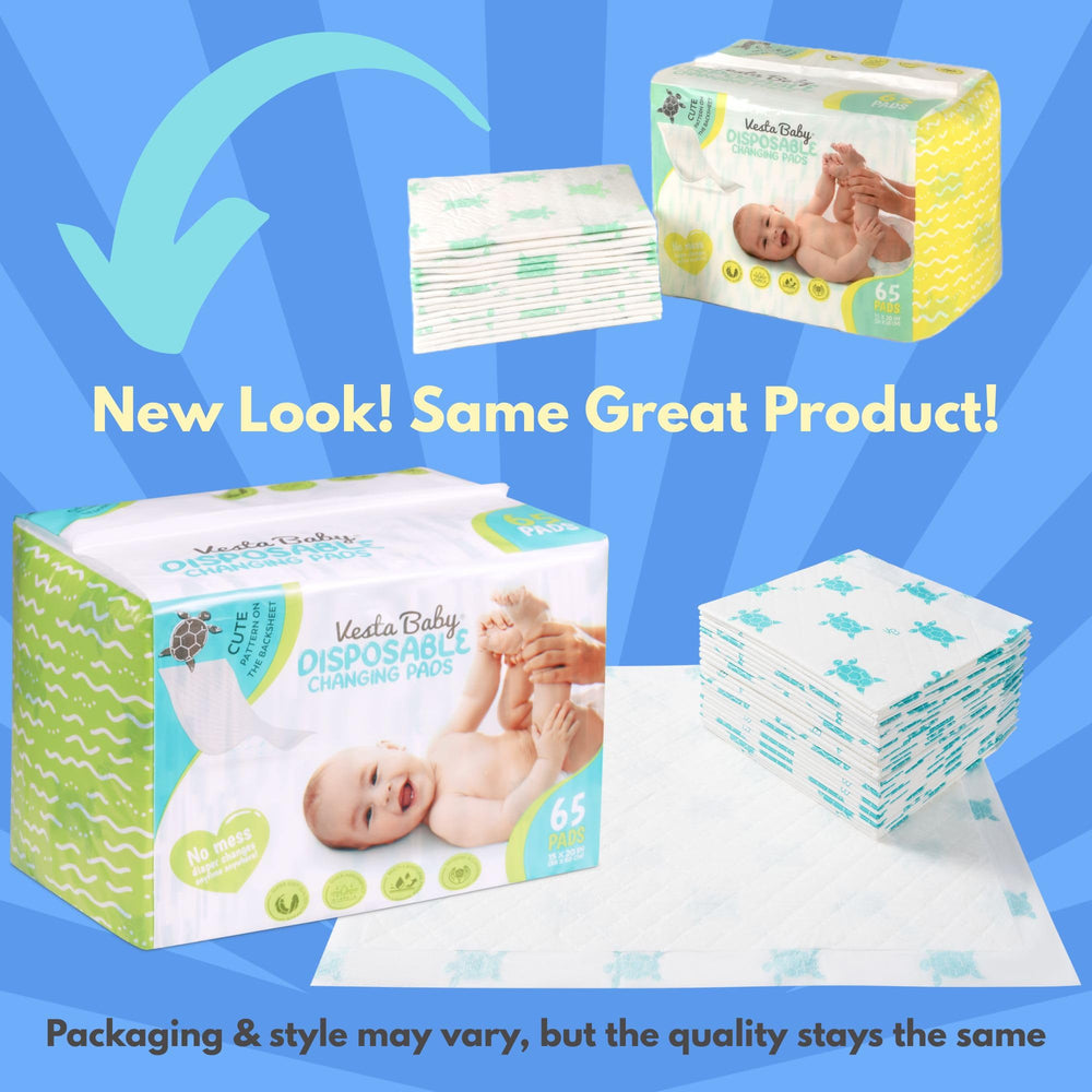 Vesta Baby 65 bed and table protection for clean diaper changes.