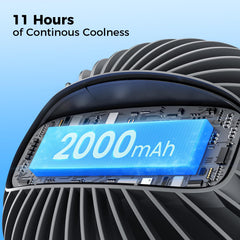 VETIFINAL stroller fan highlights 2000mAh battery for long-lasting use
