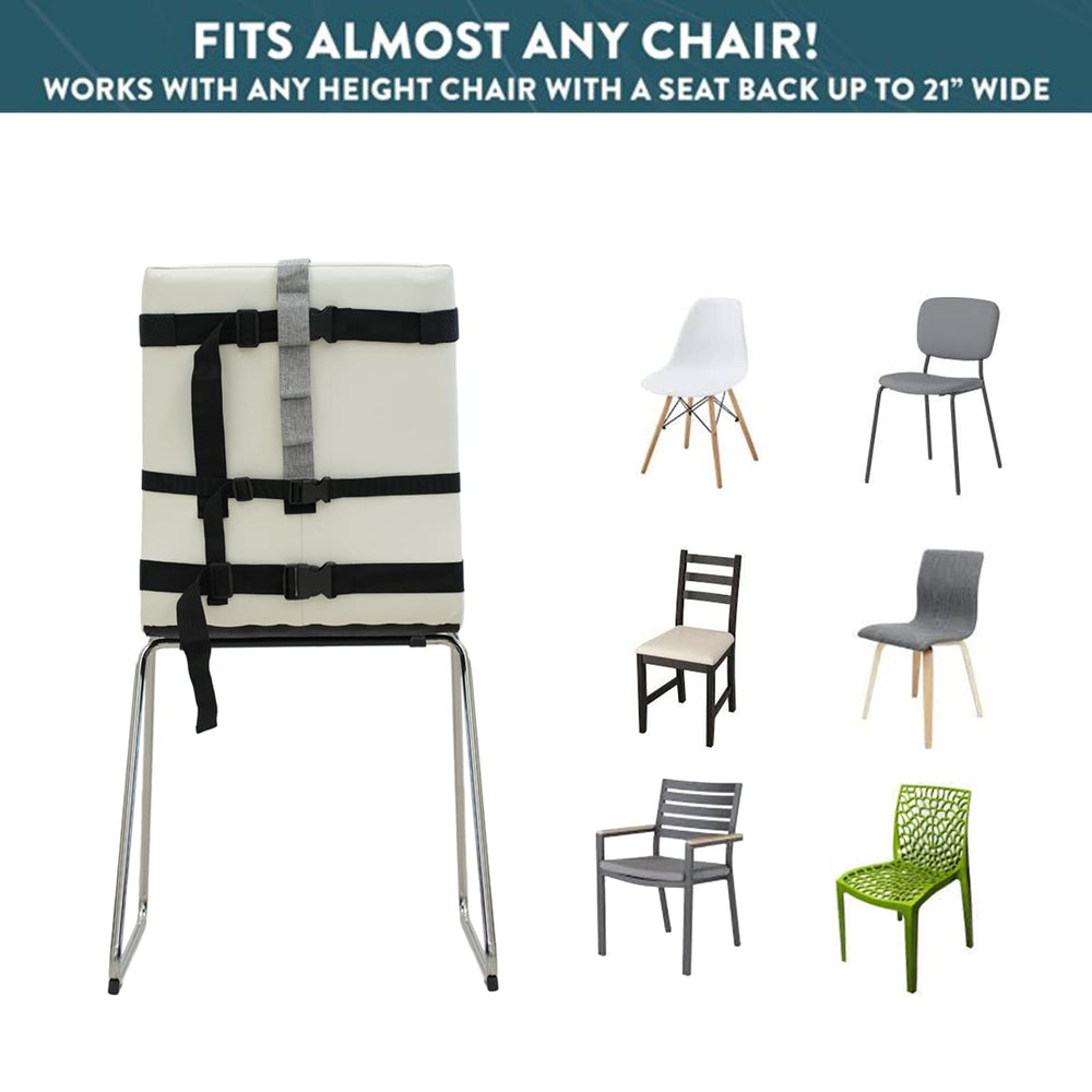 Vevoza Compact Travel High Chair ready for travel, airplane-friendly and space-saving.