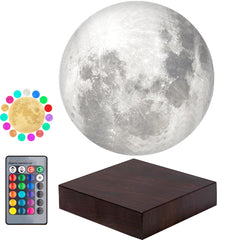 VGAzer Moon Lamp levitating base showcases magnetic suspension for a captivating modern decor centerpiece.