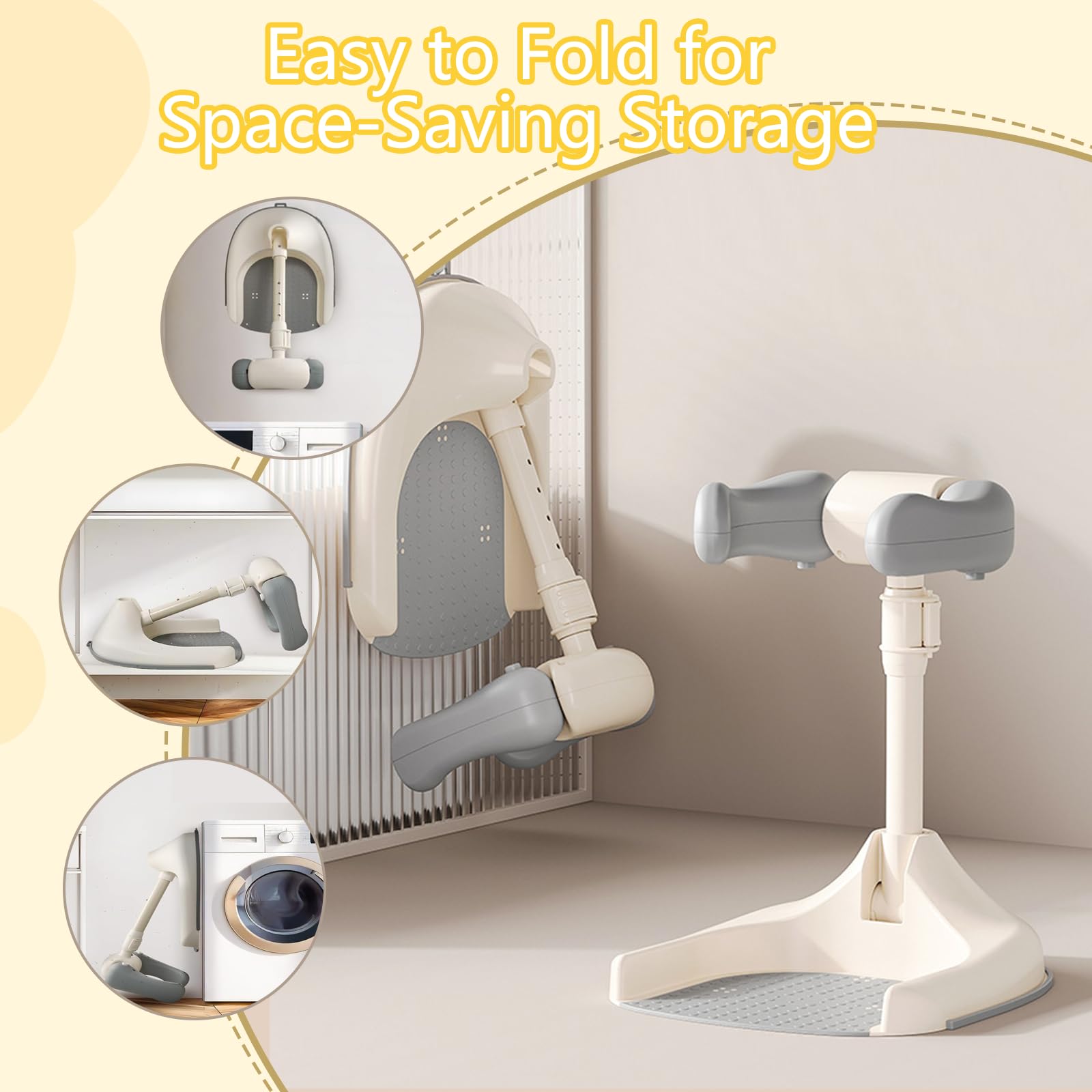 VGIUB multi-purpose bath tool supports rinsing, diaper changes, and lotion application.