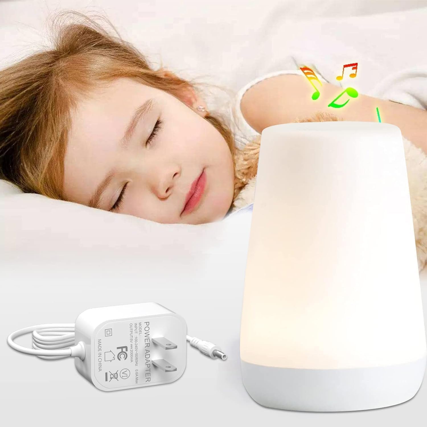 VHBW Hatch Night Light cord, keeps nursery routines powered safely.