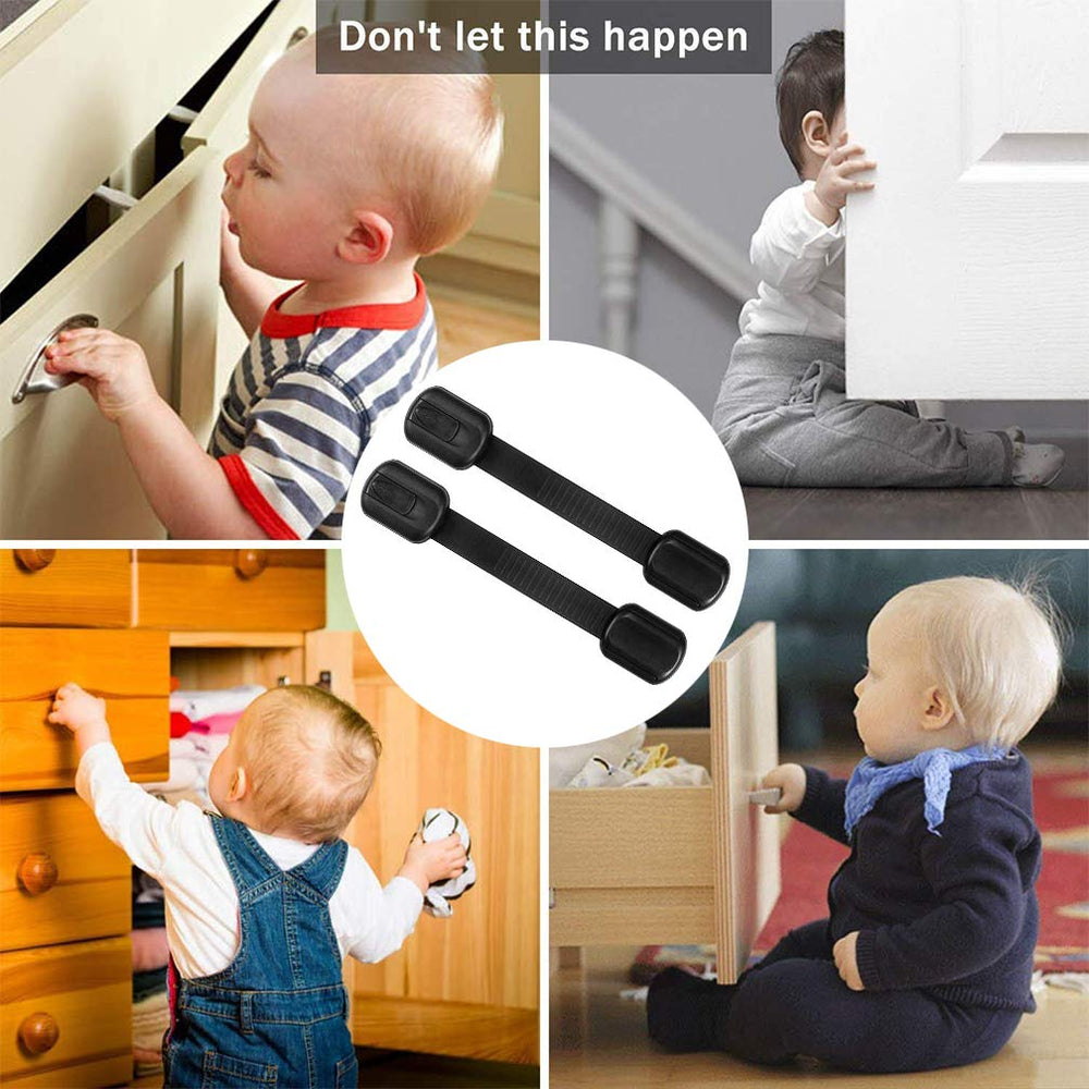 Viaky multi-use locks on fridge drawers closets show versatile protection
