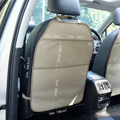 Viaviat two-pack beige kick mats front-seat detail for easy viewing