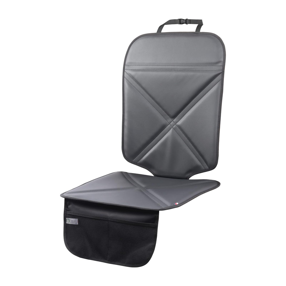Viaviat car seat protector backrest coverage guards against spills and scuffs.