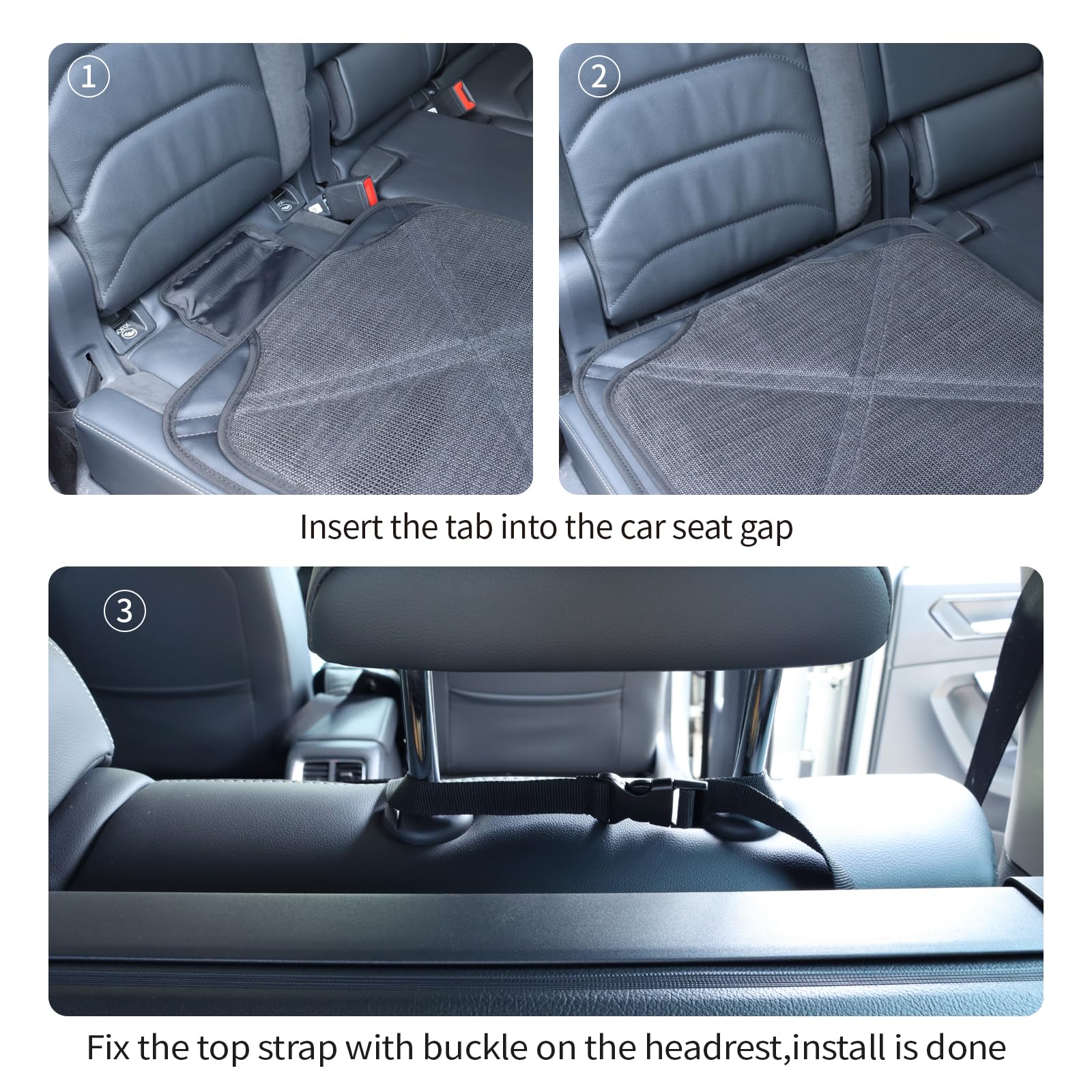 Viaviat in-use cover protects interiors during family road trips.