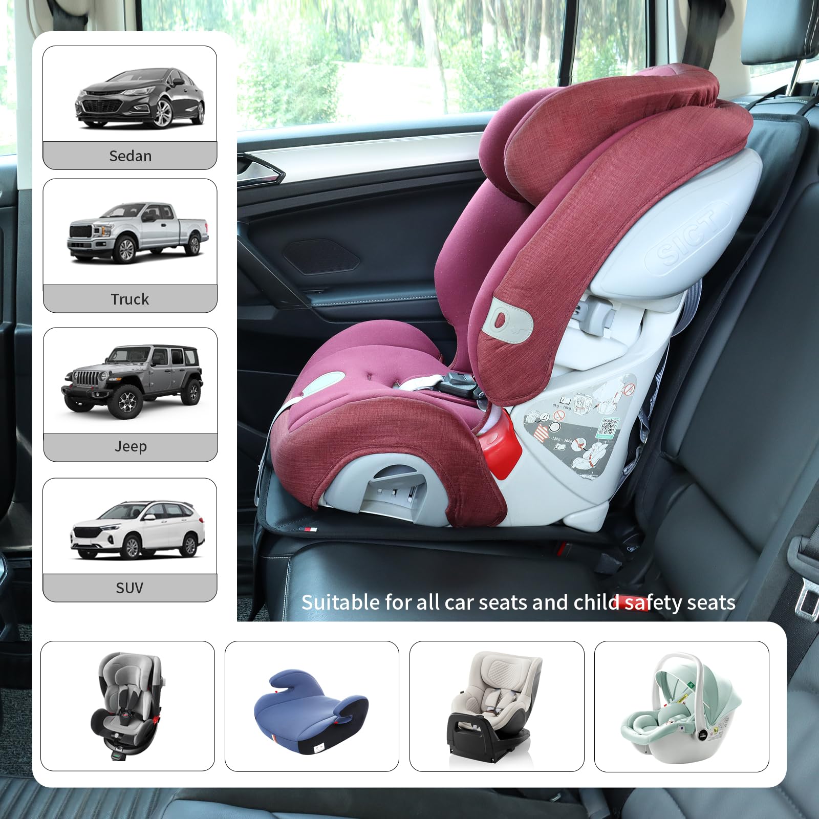 Viaviat odourless leather surface keeps cabin smelling fresh.