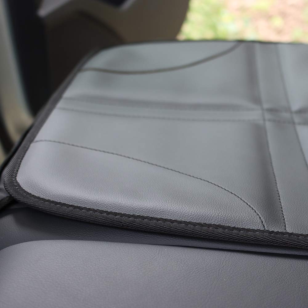 Viaviat leather booster protector waterproof surface offers universal fit for many cars.