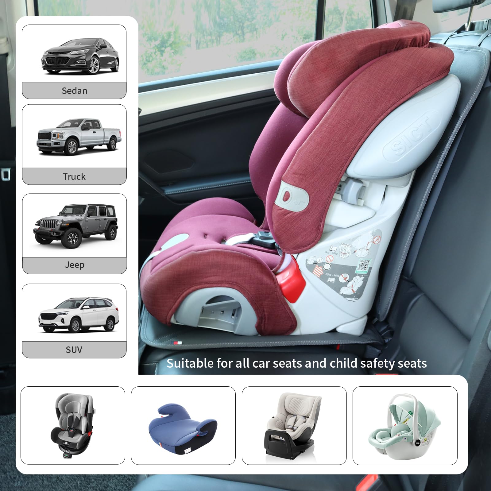 Viaviat odourless leather surface keeps car cabin fresh