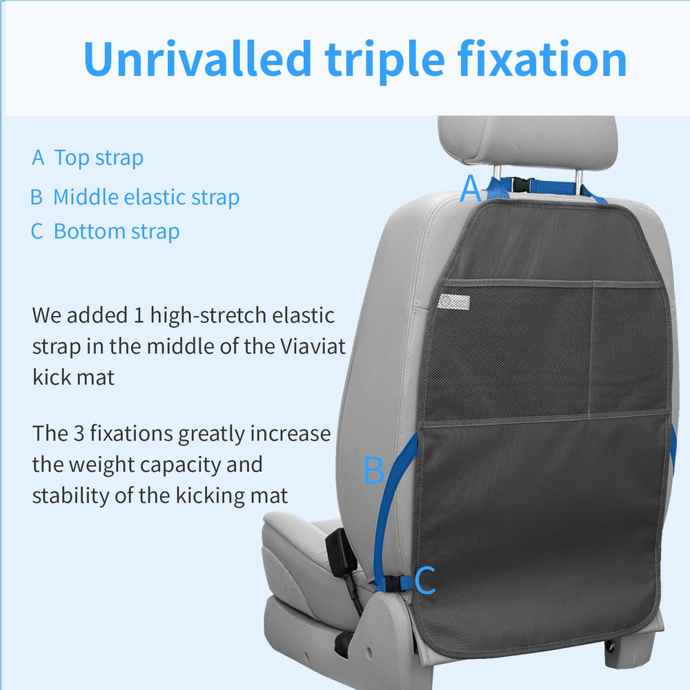 Viaviat universal-fit back-seat protector works with most SUVs, trucks, and sedans