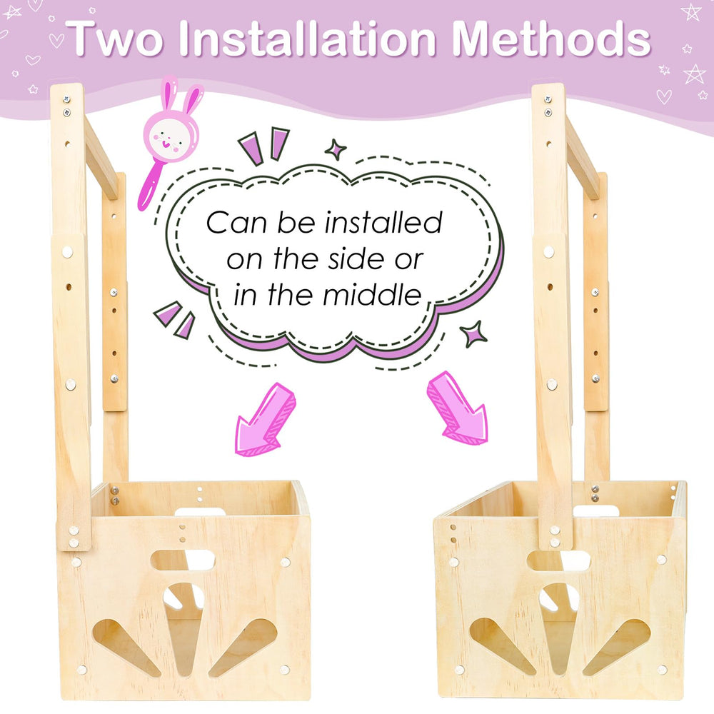 Vibaruta wooden baby shower crate multi-use storage for toys and clothes