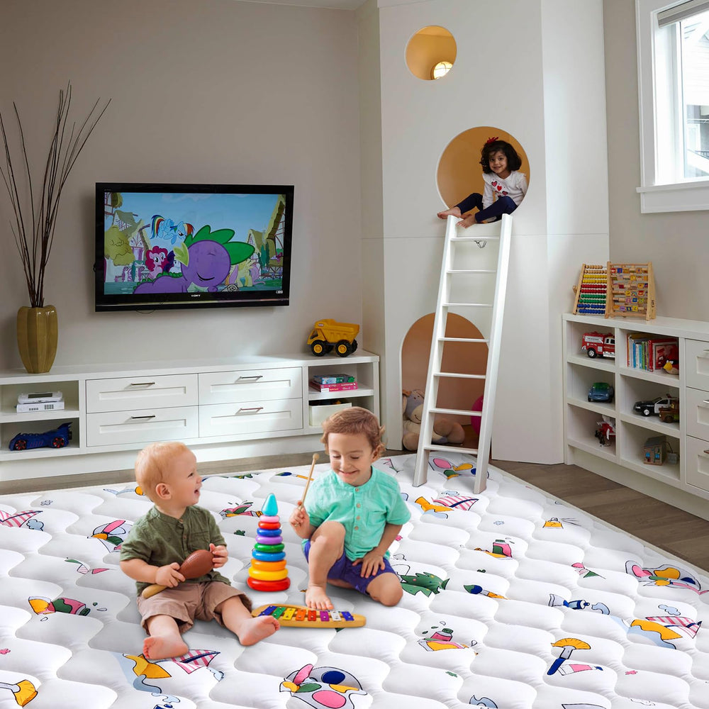 Vibe bear play mat folded storage shows space-saving convenience.