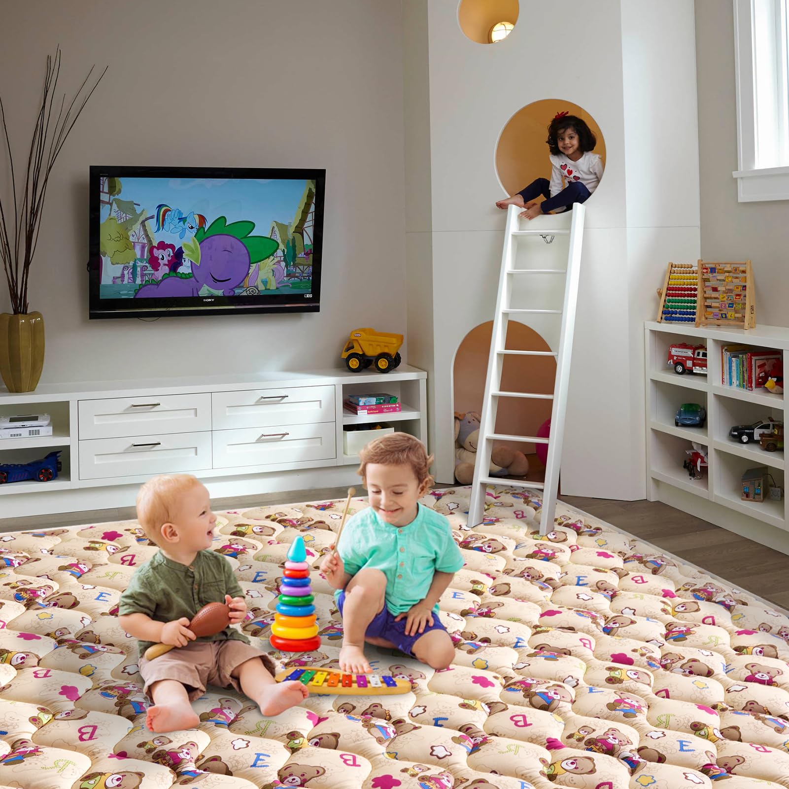 Vibe Bear Baby Play Mat suitable for indoor and outdoor use