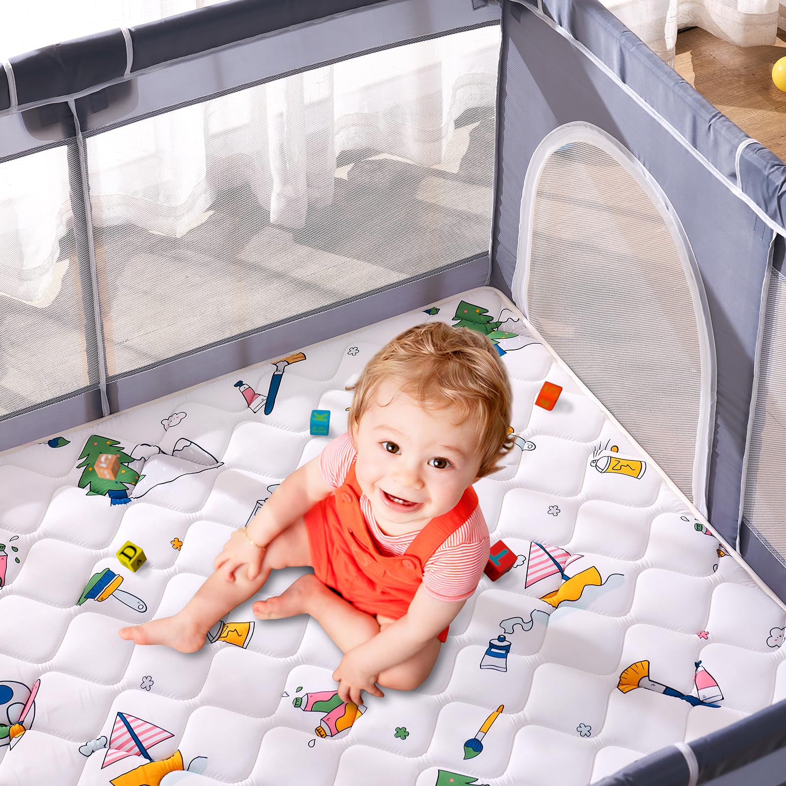 Vibe bear play mat safety certifications image indicating CPC compliance.