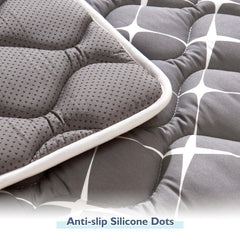 Vibe Bear foldable one-piece play mat ready to roll and store compactly.