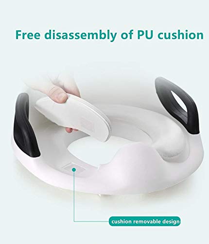 VIBOE potty seat anti-slip base prevents wobble during use.
