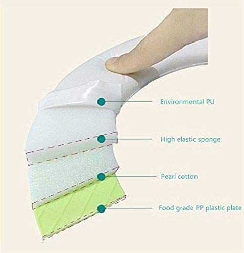 VIBOE potty seat assembly guide image demonstrates quick, tool-free setup.