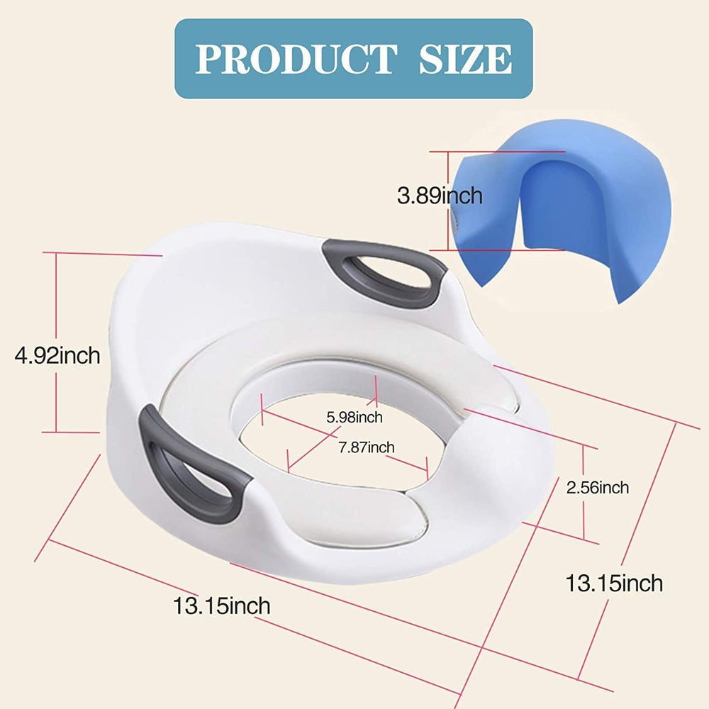 VIBOE potty seat removable cushion simplifies washing and maintenance.