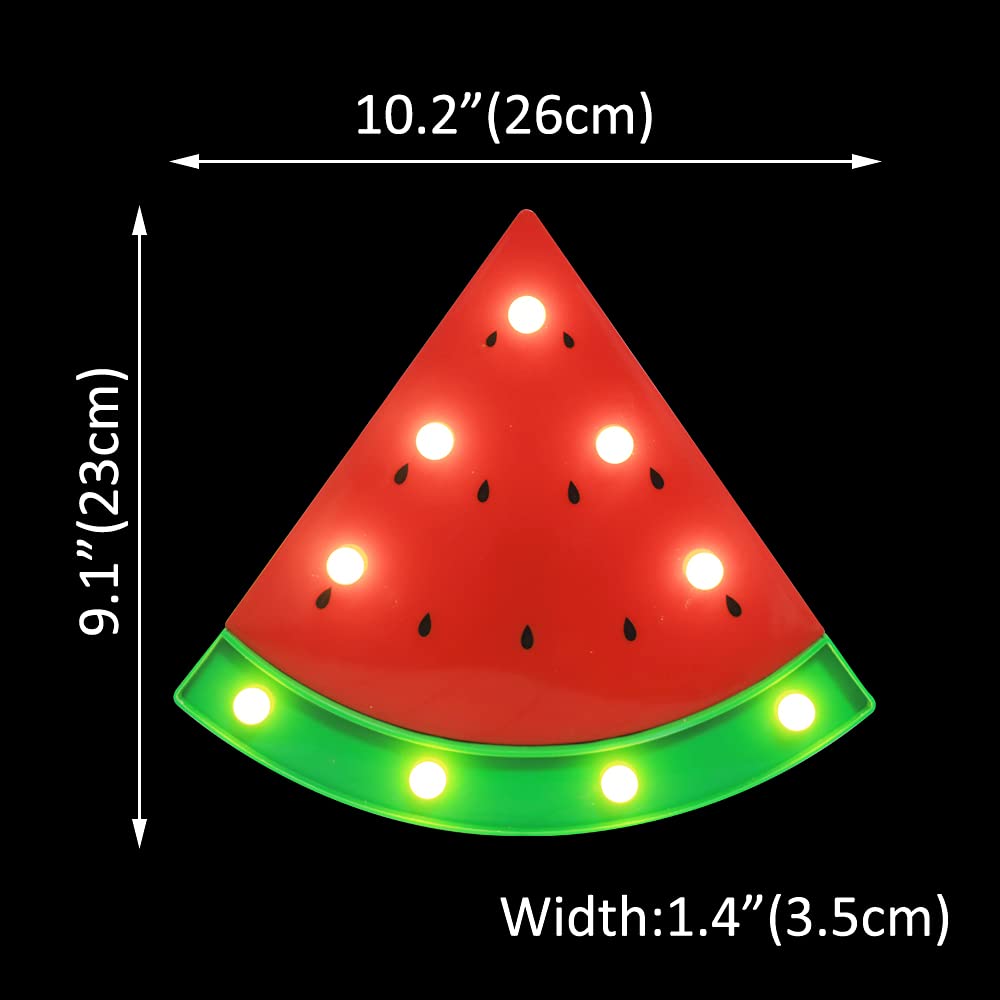 Vicila christmas-party-decor-watermelon adds festive touch to holiday decor.