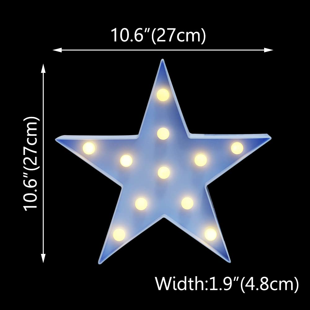 Vicila nursery display star light adds subtle glow for soothing spaces.