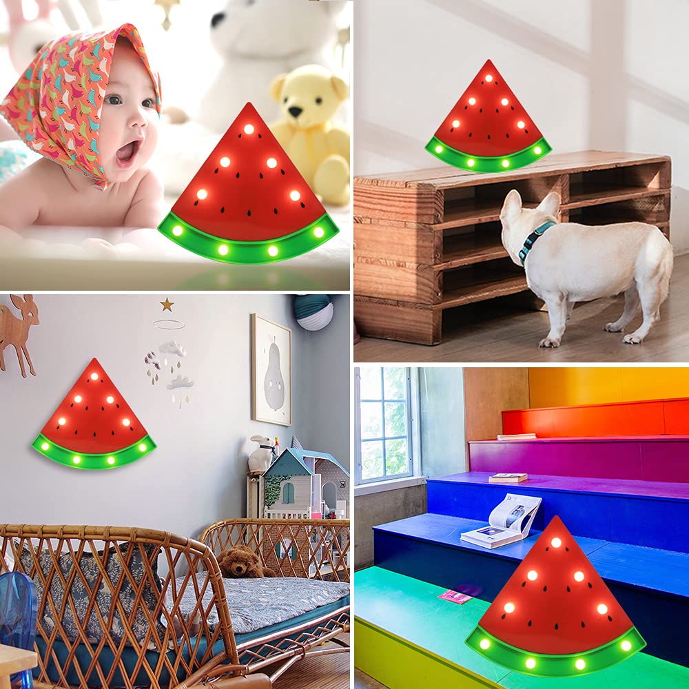 Vicila watermelon-led-glow-bedroom offers safe, energy-efficient lighting.
