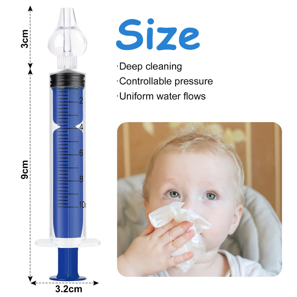 Vicloon 10ml portable irrigator demonstrates controlled water flow for soothing nasal passages.
