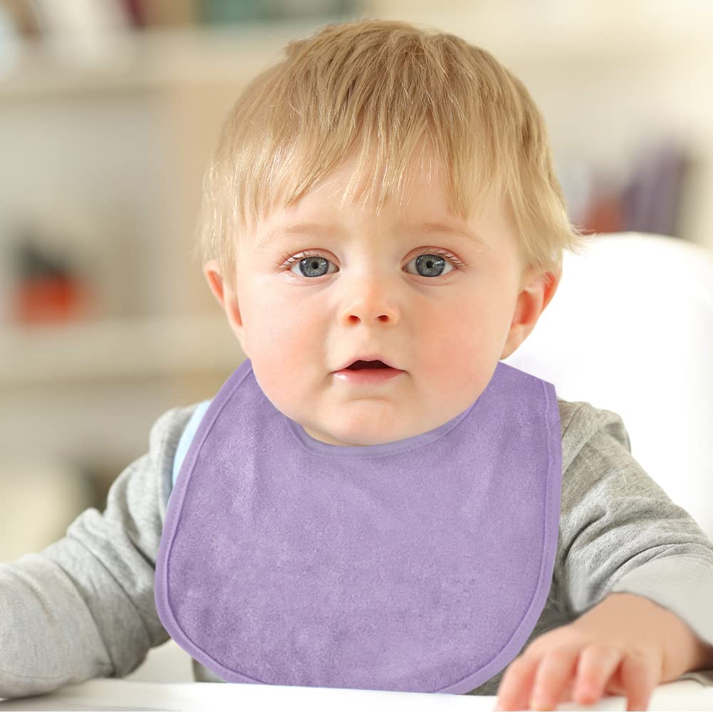 Vicloon Baby Bibs color variety keeps outfits coordinated and stylish.
