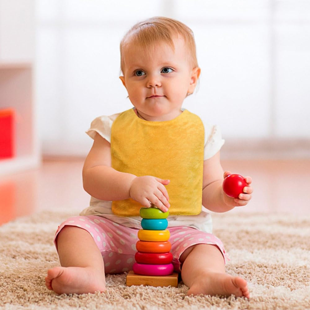 Vicloon bibs - easy lay-flat drying to keep colors vibrant.