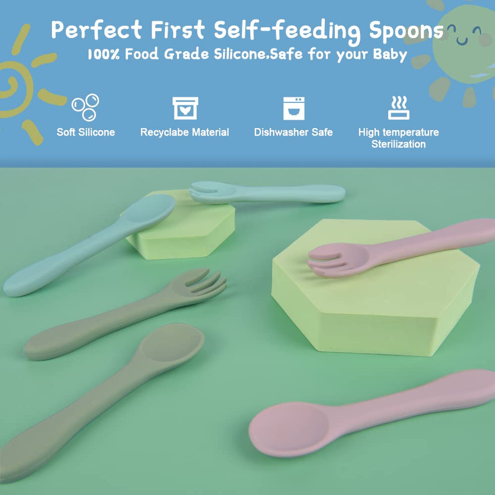 Vicloon baby-led weaning colors highlight eye-friendly visuals