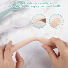 Vicloon baby spoons dishwasher-safe and boil-safe for easy cleaning