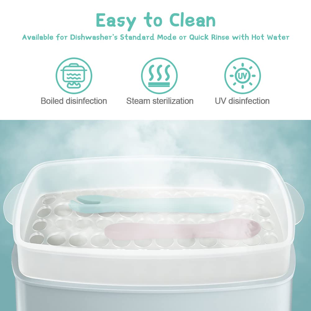 Vicloon BPA-free silicone material conveys safe baby utensils