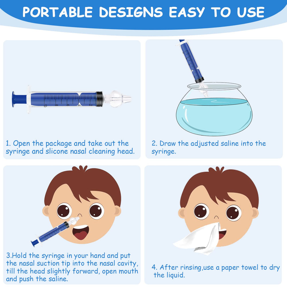 Vicloon nasal irrigator with cleanable tip simplifies routine and minimizes reuse concerns.