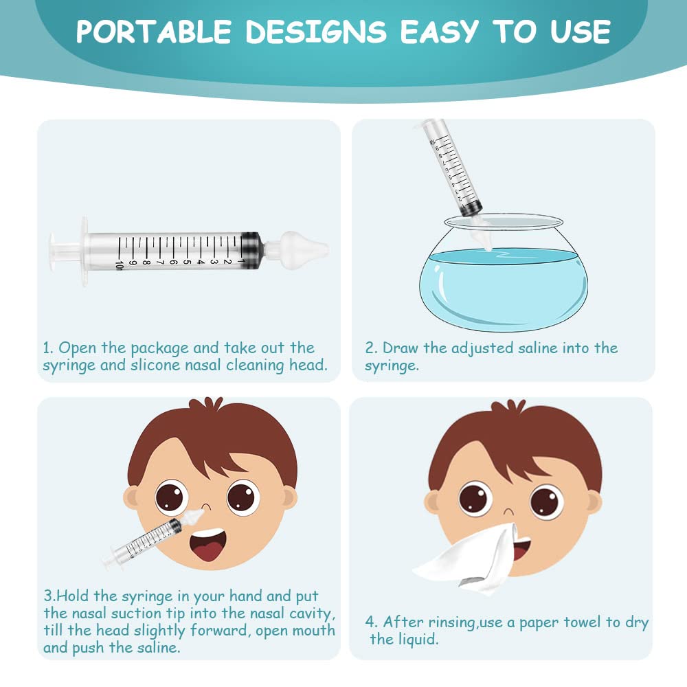 Vicloon safe gentle nose-cleanse offers irritation-free cleaning for babies.