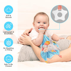 Vicloon security blanket fits strollers and cribs for on the go soothing.