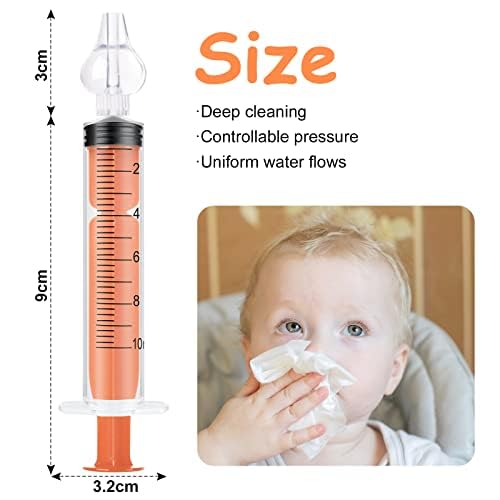 Vicloon silicone nasal tip close-up demonstrating soft, safe contact with baby's nose.