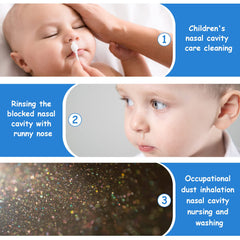Vicloon silicone nasal tip soft design helps mild nasal relief for infants.