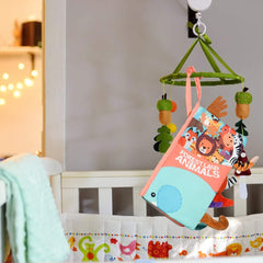Vicloon soft cloth book crinkle-pages stimulate auditory and visual senses.