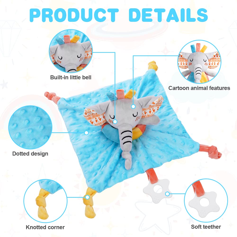 Vicloon silicone teether with bells provides gum relief and comforting sounds.